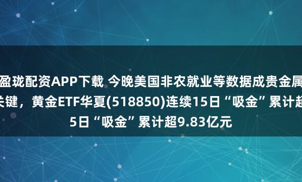 盈珑配资APP下载 今晚美国非农就业等数据成贵金属短期走势关键，黄金ETF华夏(518850)连续15日“吸金”累计超9.83亿元